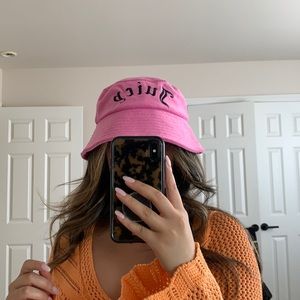 Juicy Couture Terry Cloth Bucket Hat - Pink
